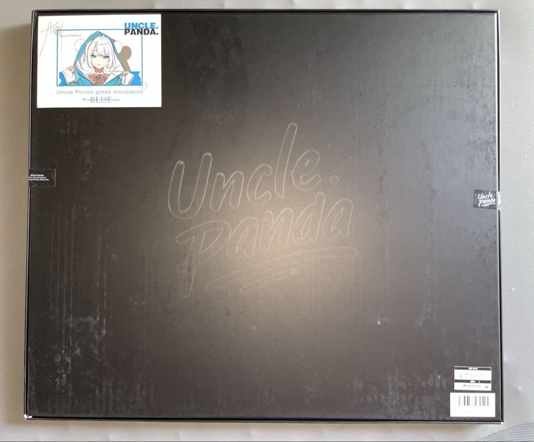 【新品未開封】Uncle Panda BLUE-SP ガラスマウスパッド