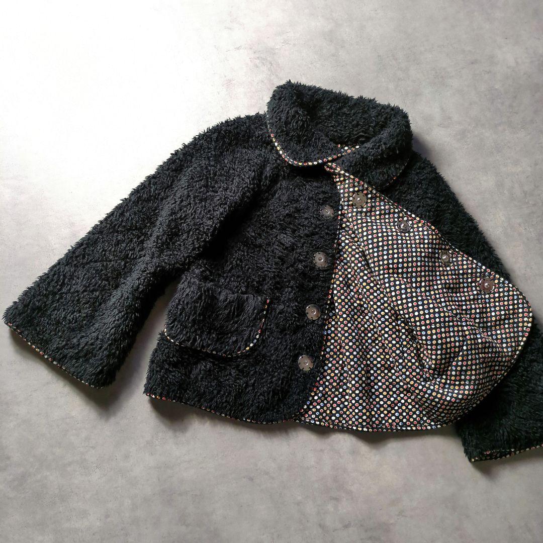 muchacha あちゃちゅむ ムチャチャ フリース ジャケット サイ1 黒