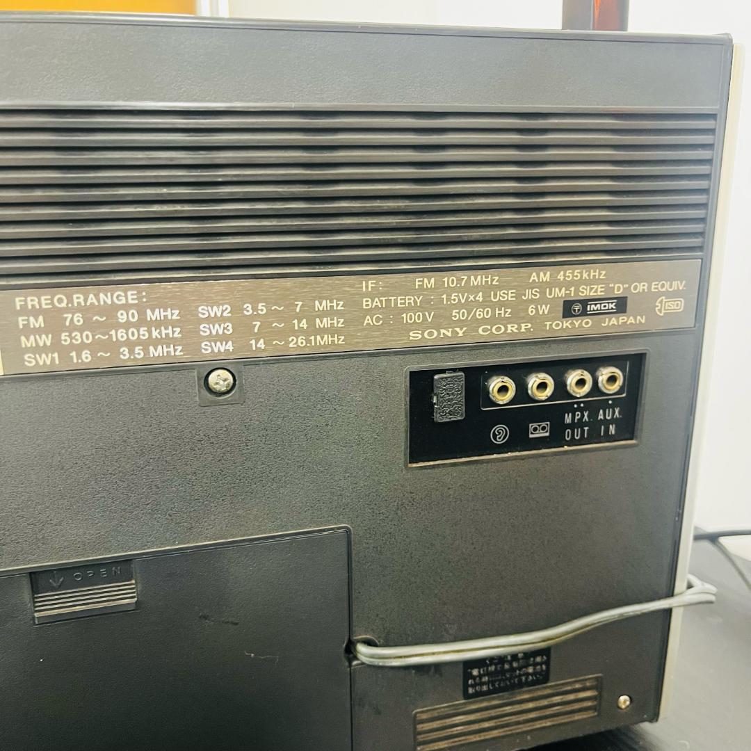 ラジオ・コンポ sony tfm-2000f 動作品】ラジオ/SONY/TFM-2000F ラジオ・コンポ