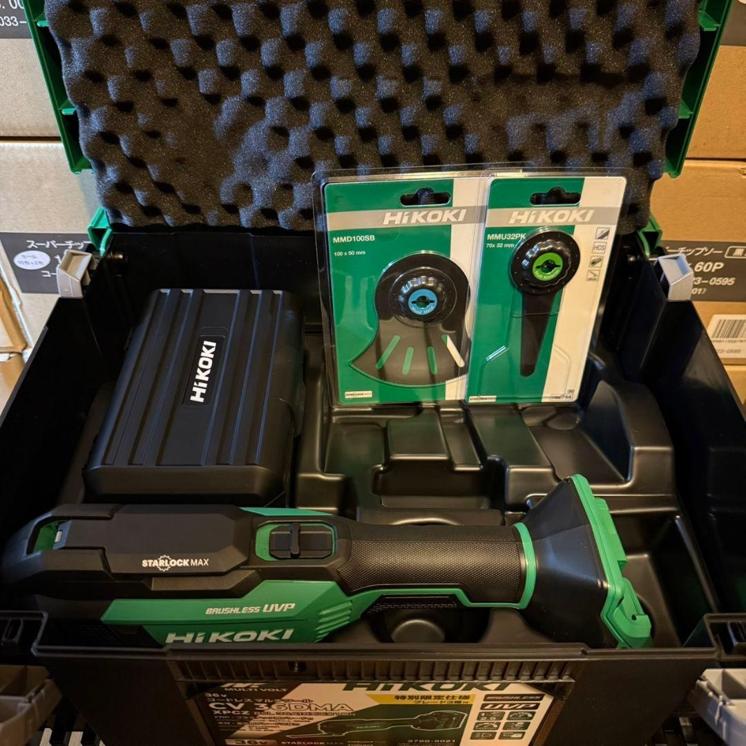 HiKOKI 36Vコードレスマルチツール CV36DMA 本体のみ・ケース付き