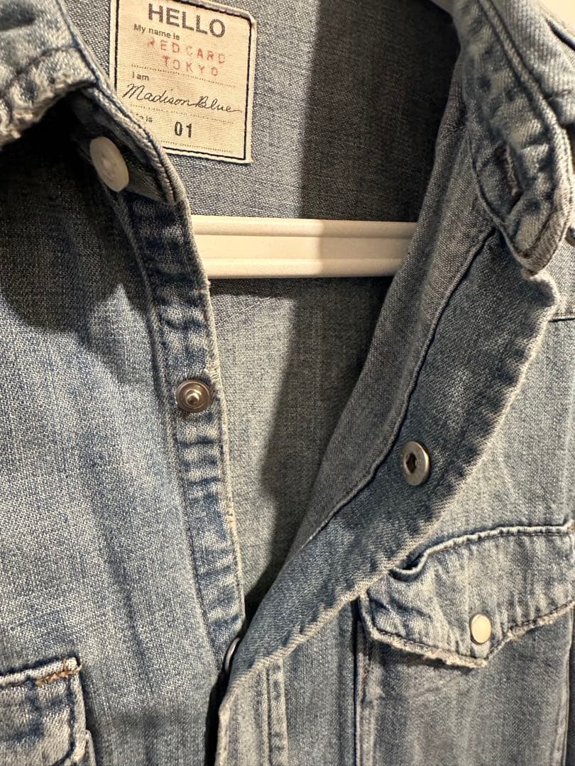 MADISONBLUE☆10周年 REDCARDコラボ ウエスタンシャツ