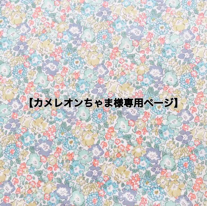 【カメレオンちゃま様】リバティ　ミシェル　ベッツィ 巾着　ペットボトルカバー