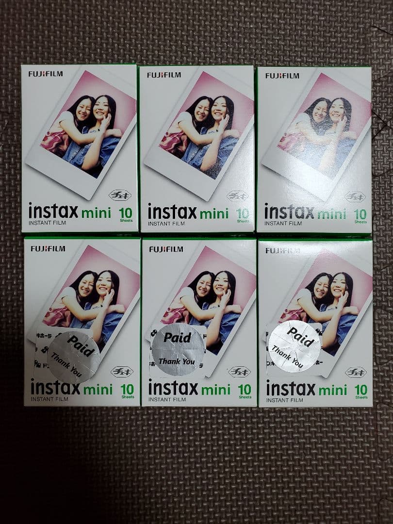 Fujifilm instax mini フィルム 10枚×6箱 チェキフィルム