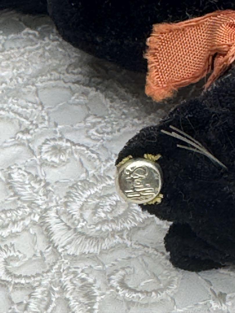 シュタイフ★Black Tom Cat★（最小サイズ）ブラックトムキャット/黒猫