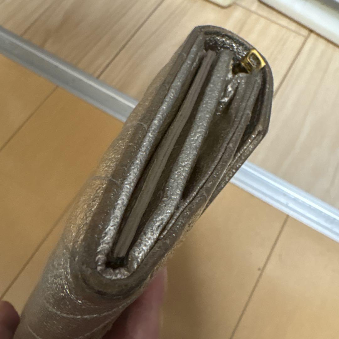お値下げ中　イヴサンローラン⭐︎長財布　シャンパンゴールド