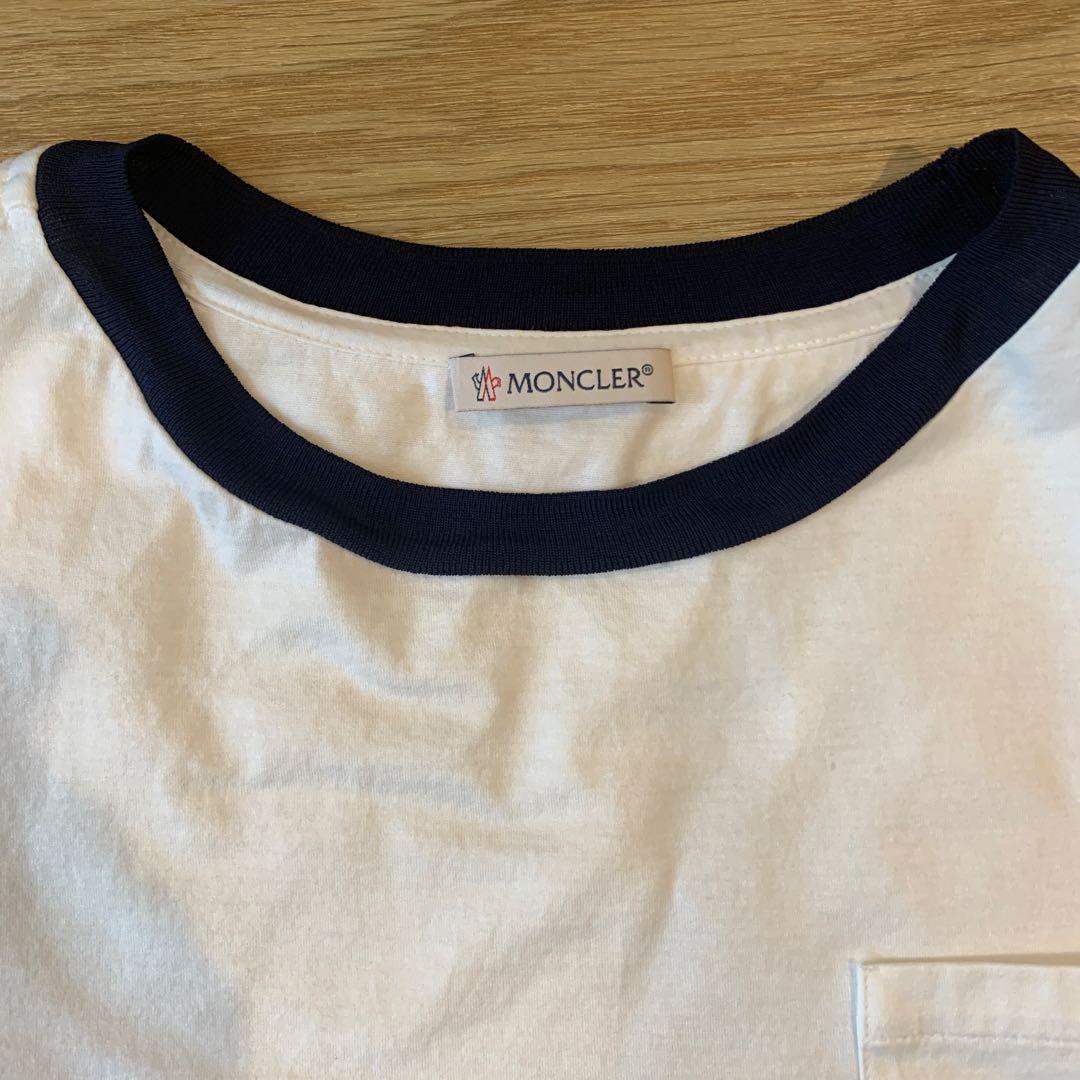 美品！Moncler モンクレール バックデザインが素敵な半袖TシャツM