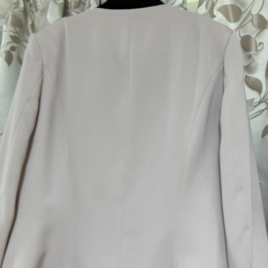 2点セット【洗える】Vカラージャケット　ワンピース　デビュードフィオレ　40