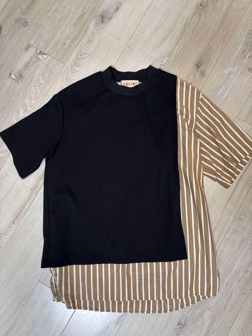 美品　クルニ⭐︎CULLNI ストライプ半袖Tシャツ　メンズ