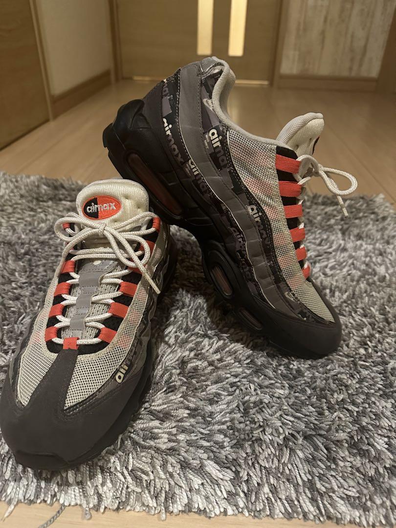 NIKE28センチアトモスclimax グレー/レッド