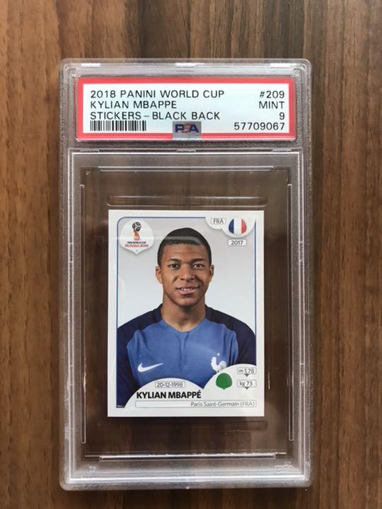PSA9 2018 Panini World Cup Kylian Mbappe