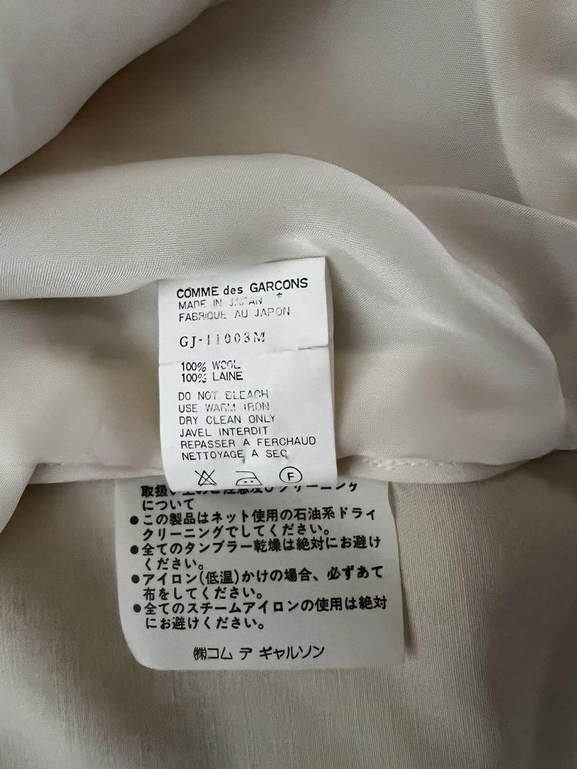 ヴィンテージ 希少comme des garçons タキシードジャケット M
