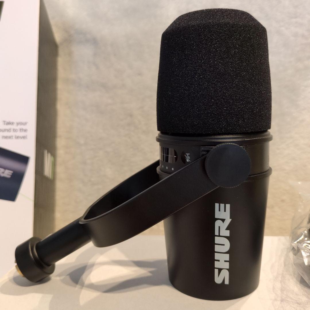 【値下げ】SHURE MV7 PODCAST MICROPHONE