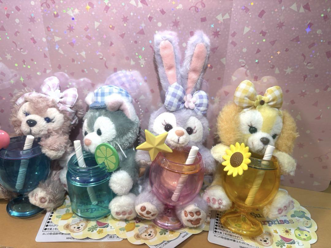 ディズニー　ダッフィー　テイスティーサマーサプライズ　ぬいぐるみストラップ