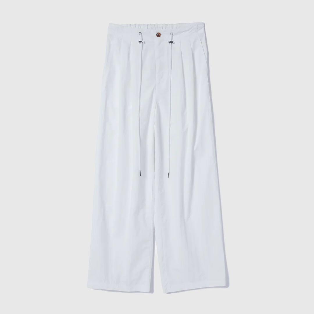 2tuckナイロンボリュームパンツ　searoomlynn