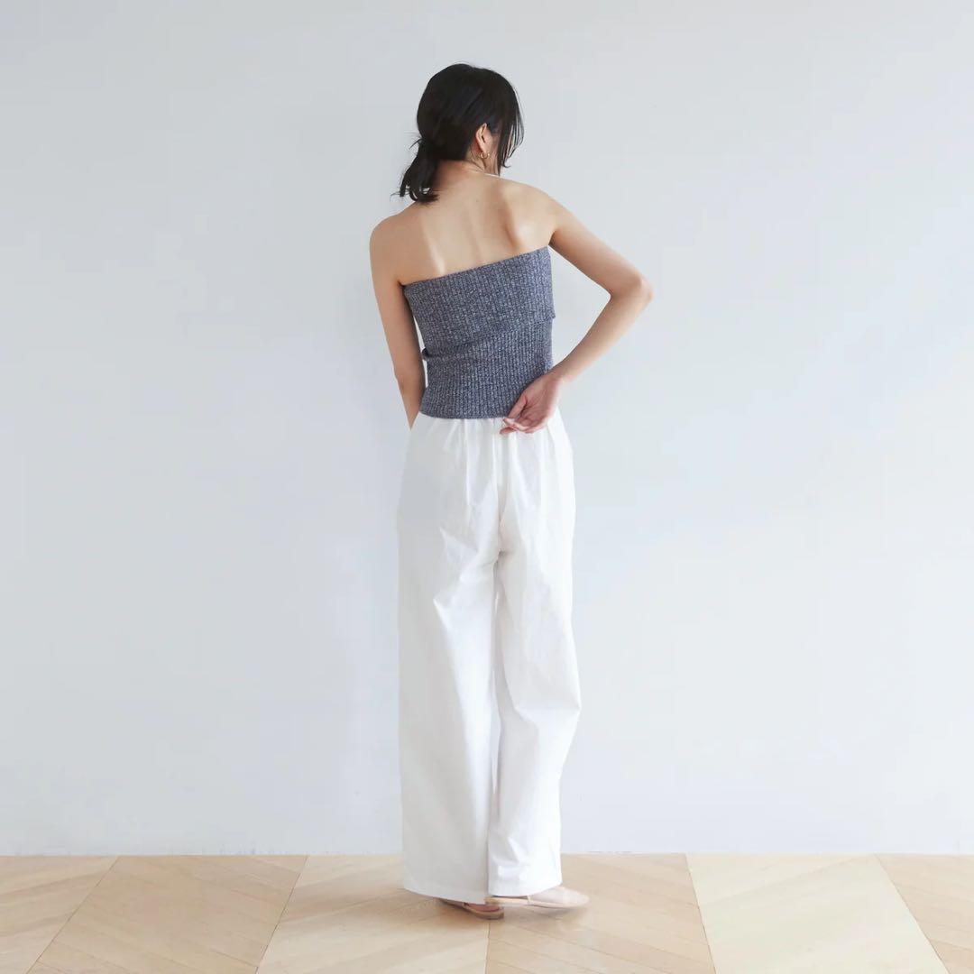 2tuckナイロンボリュームパンツ　searoomlynn