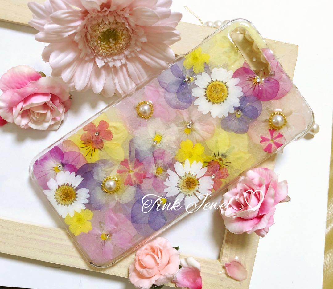 さき様♡ご確認用 押し花ケース スマホケース オーダー