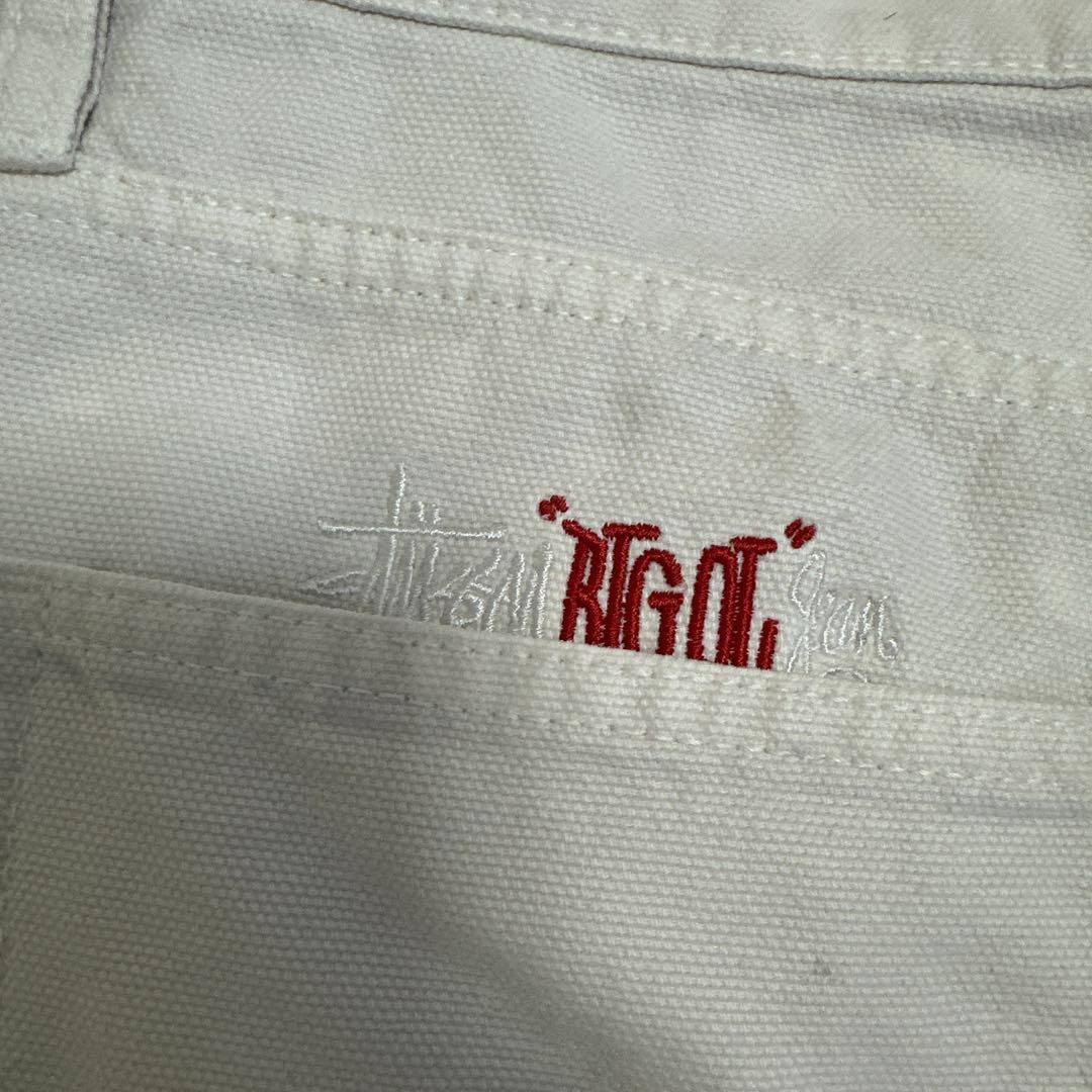 Stussy ホワイト チノパン