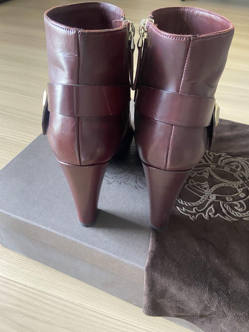 美品！サルトル ショートブーツSARTORE PARMA BORDO 37