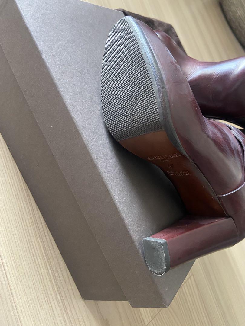 美品！サルトル ショートブーツSARTORE PARMA BORDO 37