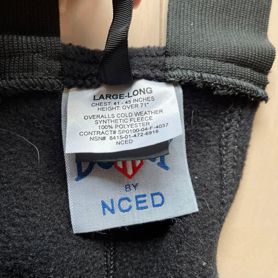 最終値下げ 米軍 ECWCS ポーラテック フリース オーバーオール 黒