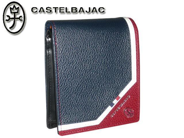 カステルバジャック レグレ 二つ折り財布 035611 ネイビー