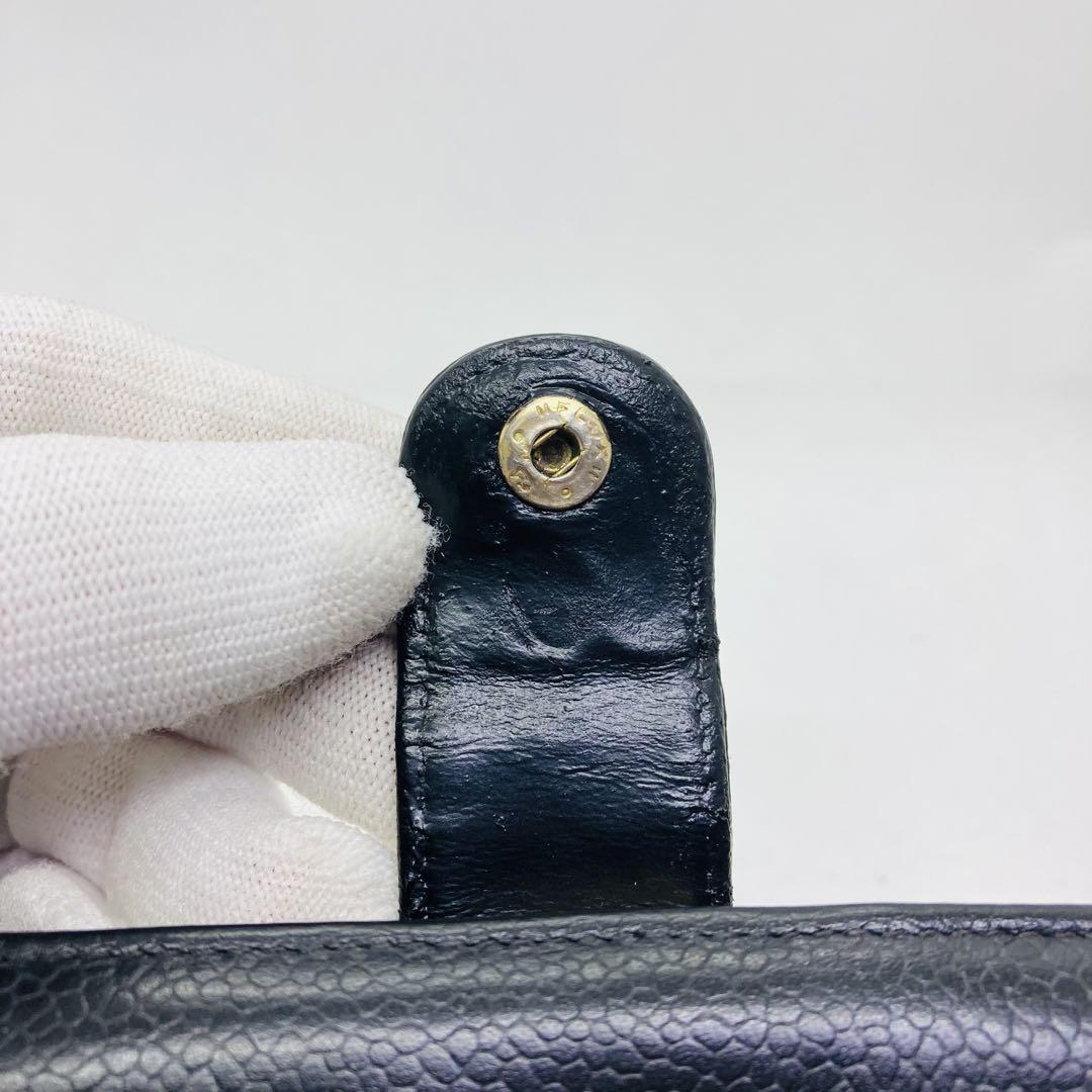 CHANEL シャネル キャビアスキン 長財布 黒 ウォレット 財布 189
