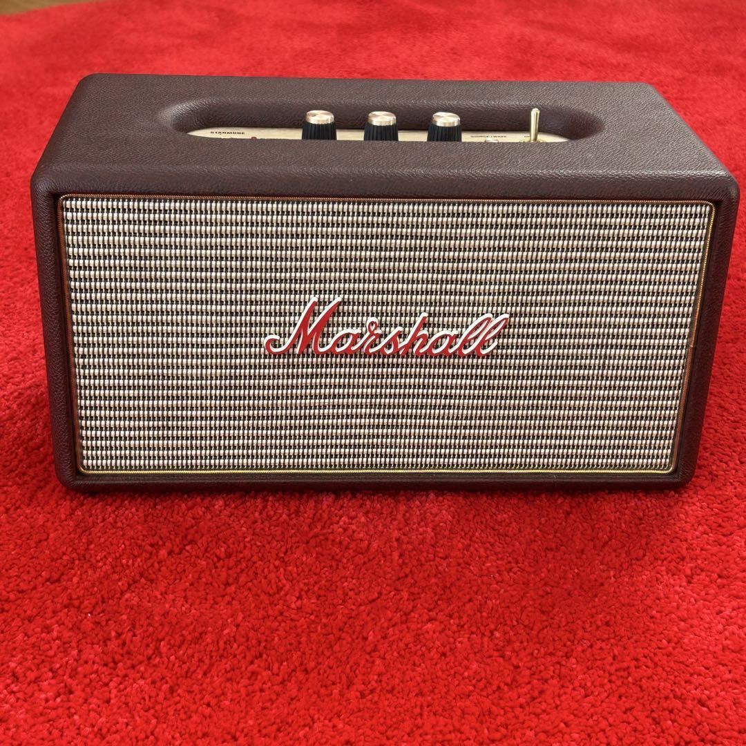 【美品】 Marshall STANMORE スタンモア 第1世代 ブラウン Marshall Bluetoothスピーカー StanmoreIII Brown