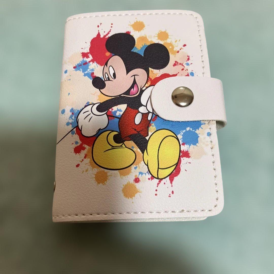 Disney・ミッキーマウス二つ折り財布 - メルカリ