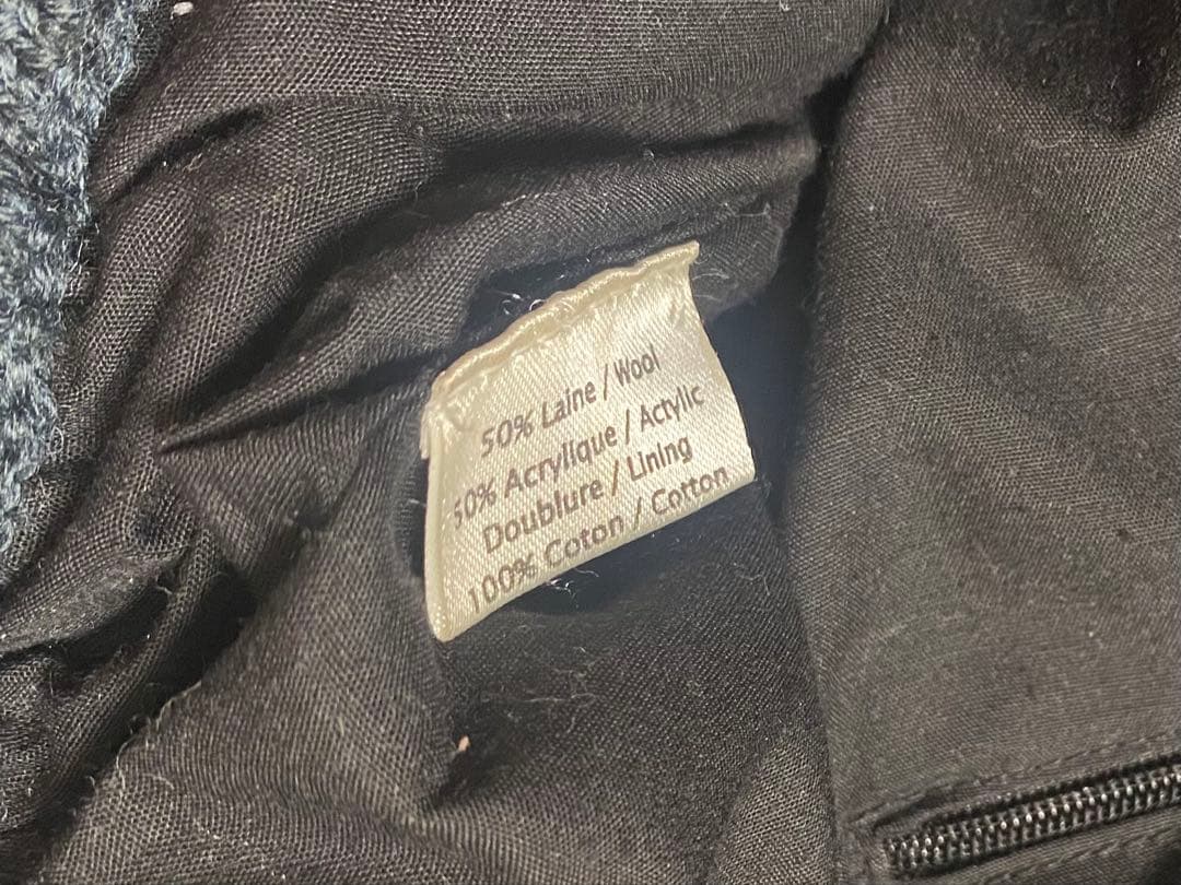 ジェラールダレル GERARD DAREL ハンドバッグ ニット ウール レザー