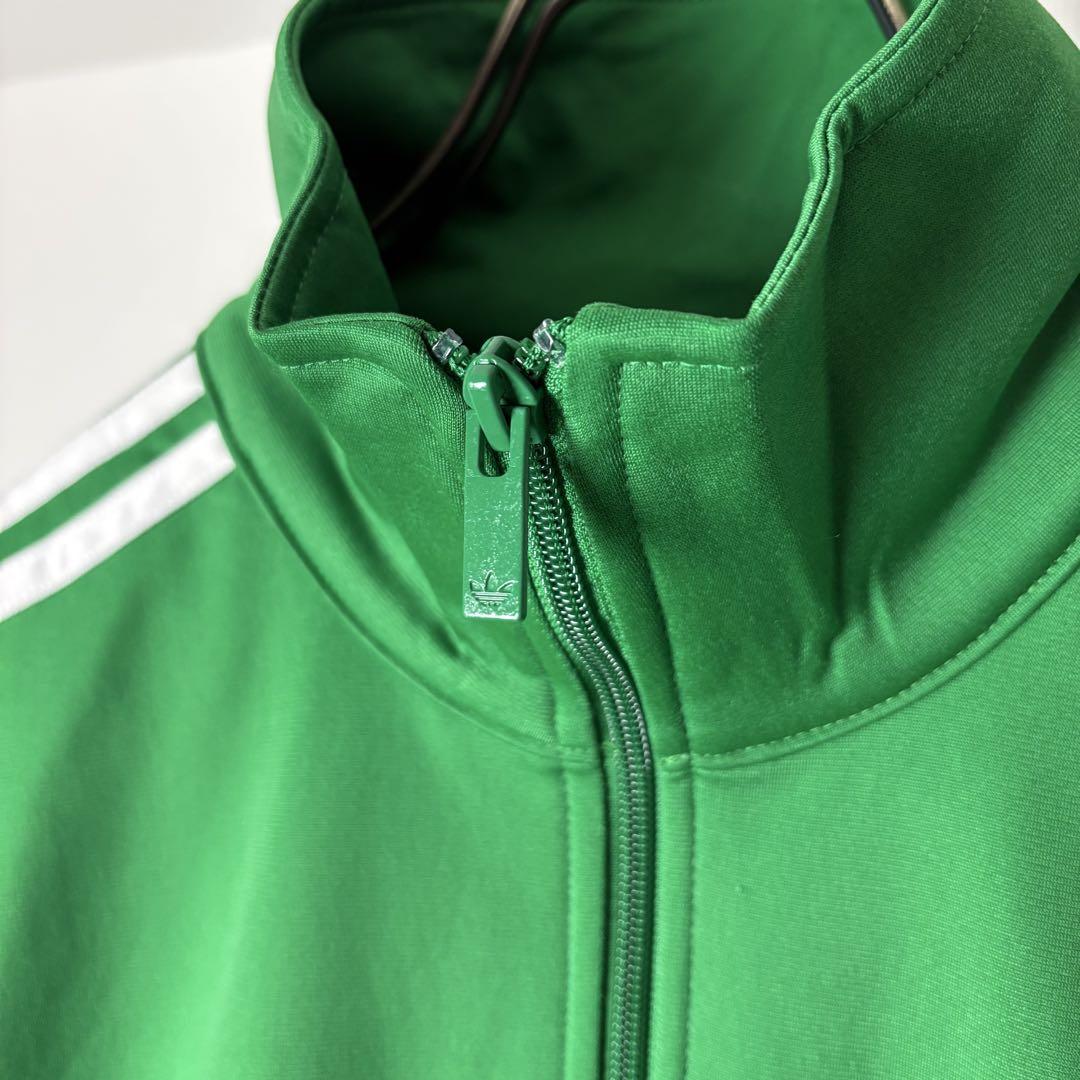 美品　アディダス　ファイヤーバード　トラックジャケット　グリーン　XL