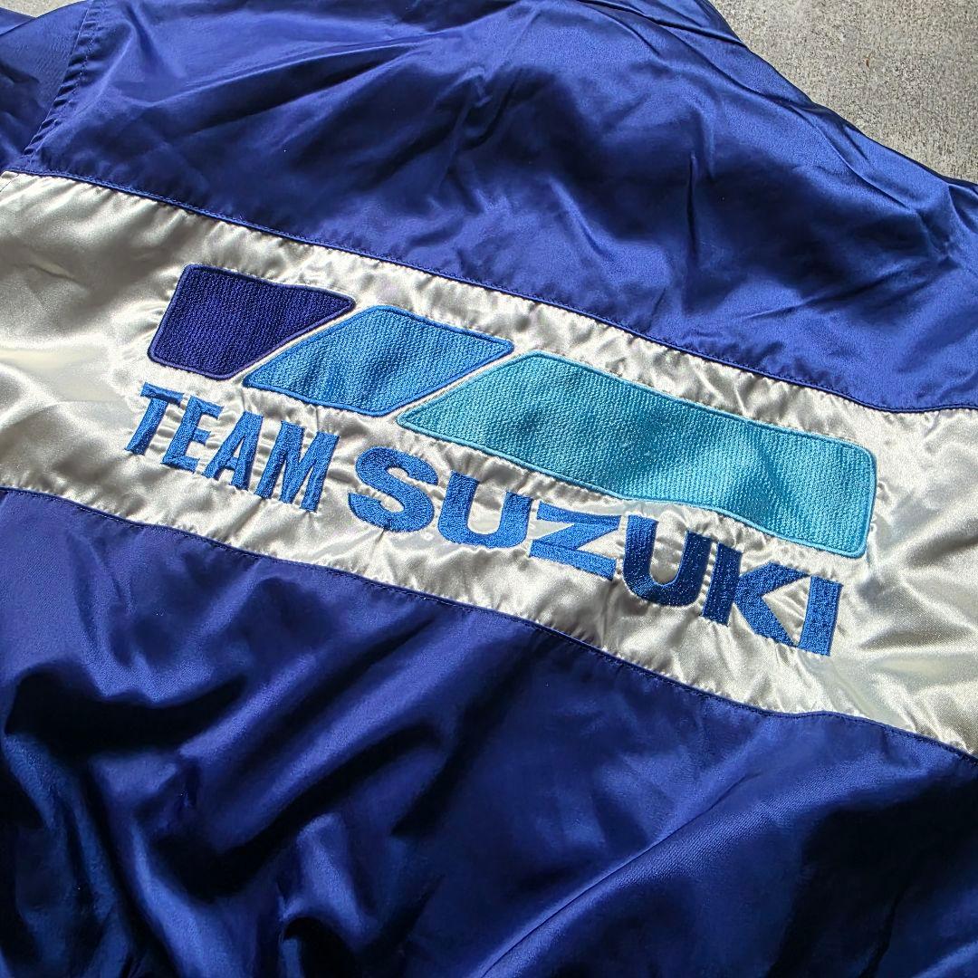 激レアTEAMSUZUKIスズキリバーシブルナイロンジャケット短丈企業ロゴLL 激レアTEAMSUZUKIスズキリバーシブルナイロンジャケット短丈企業ロゴLL