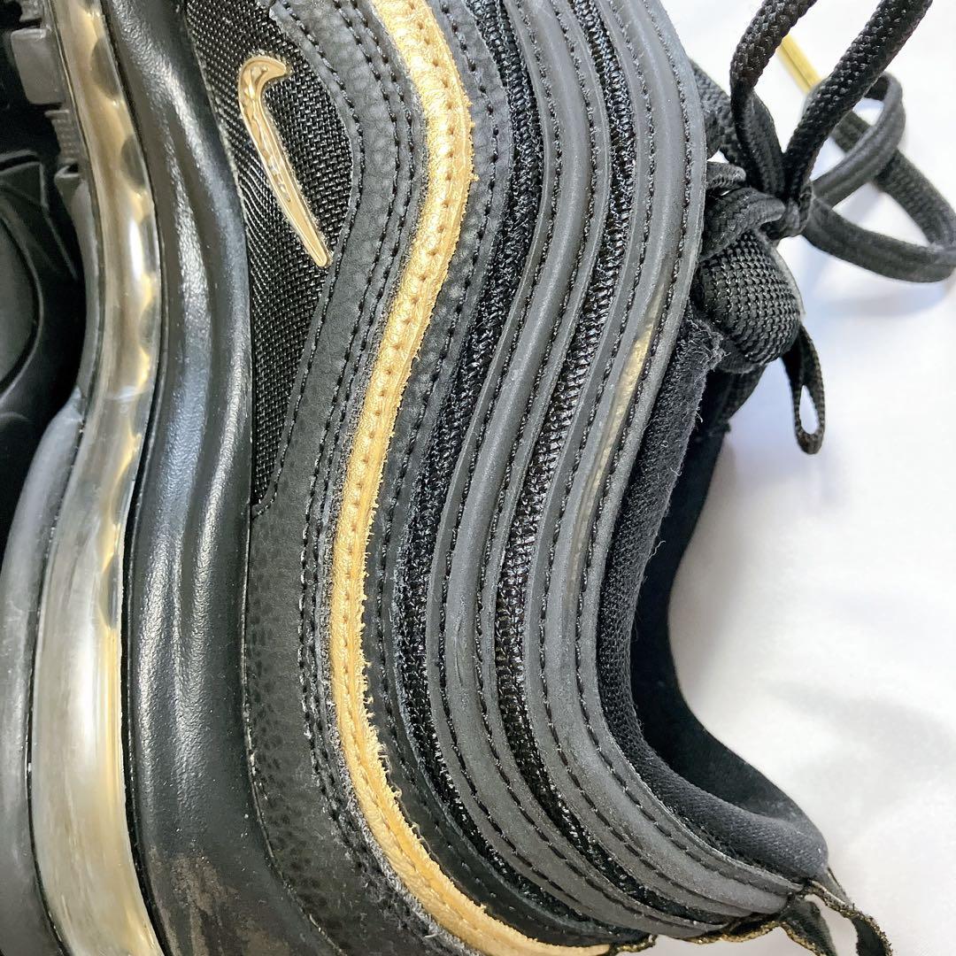 【yusuke】NIKE Air Max 97 ブラック 黒 金 26
