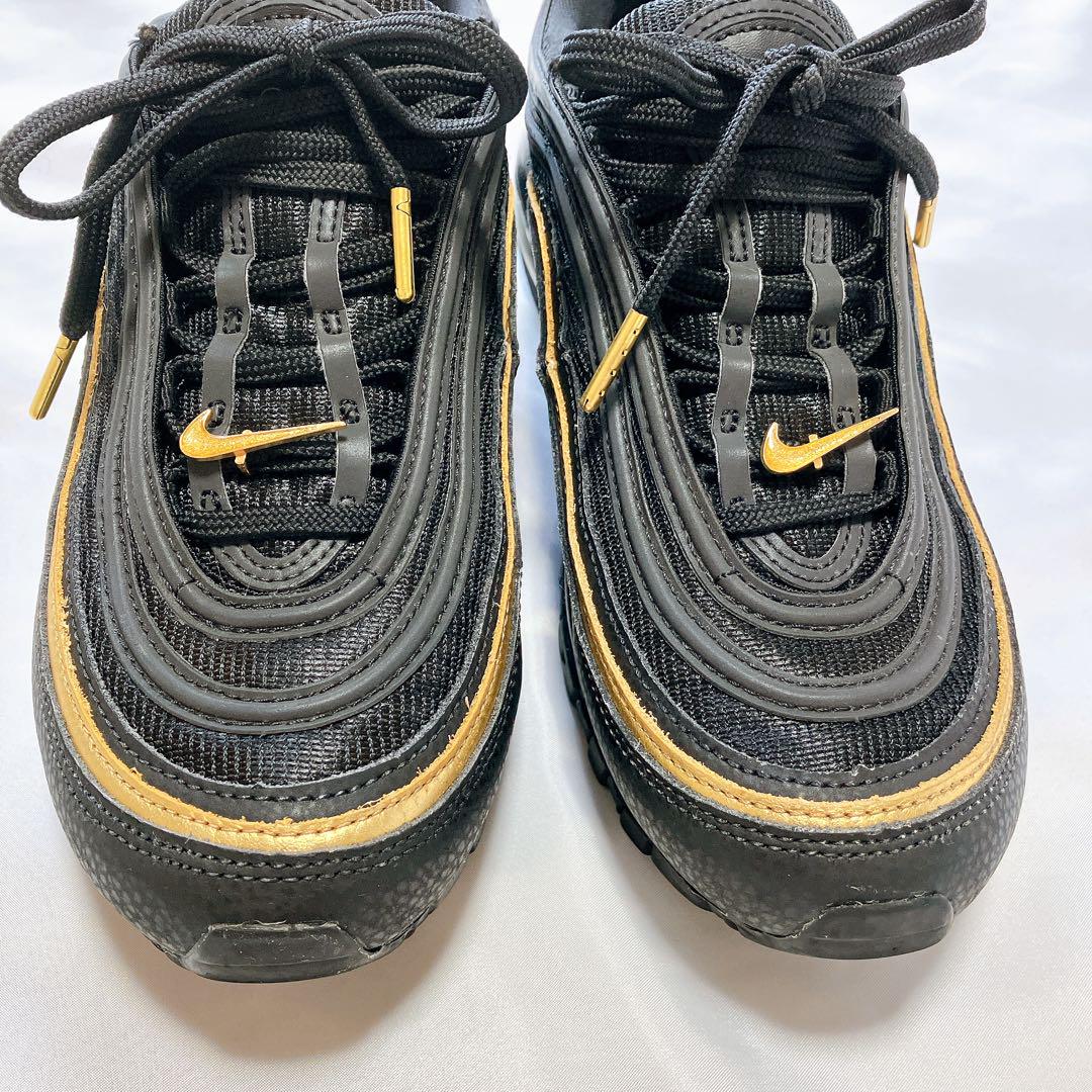 【yusuke】NIKE Air Max 97 ブラック 黒 金 26