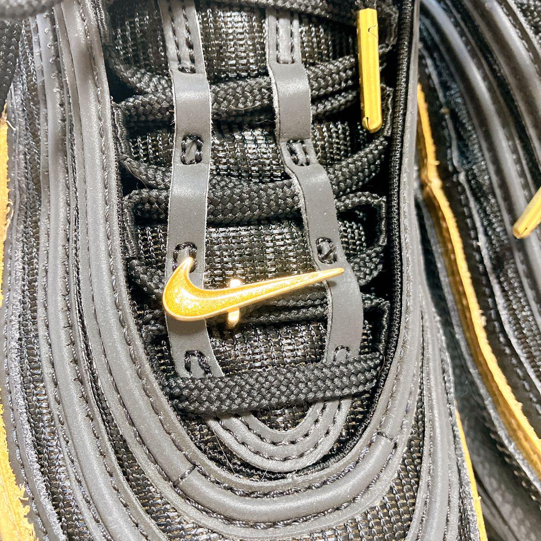 【yusuke】NIKE Air Max 97 ブラック 黒 金 26