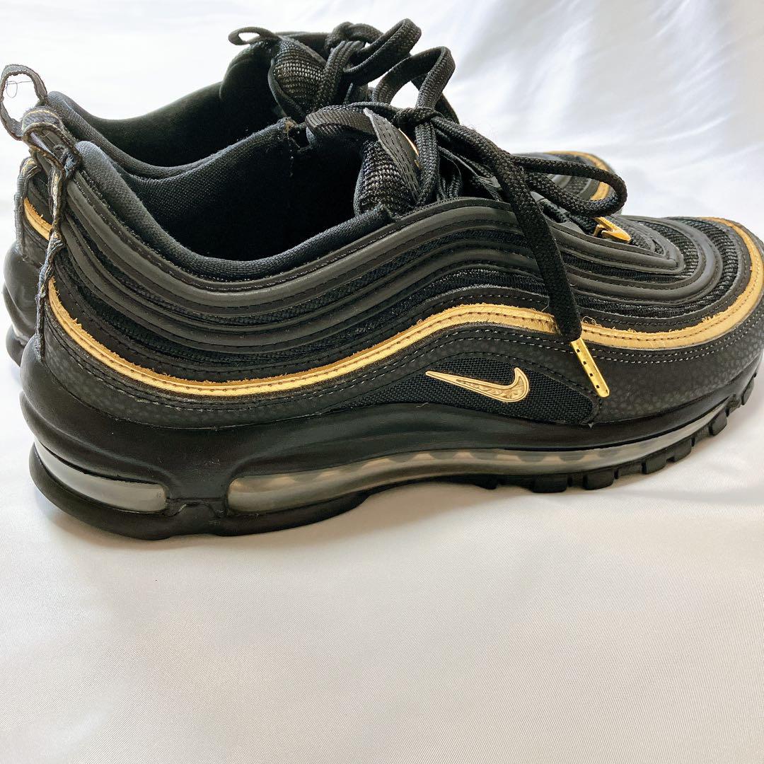 【yusuke】NIKE Air Max 97 ブラック 黒 金 26