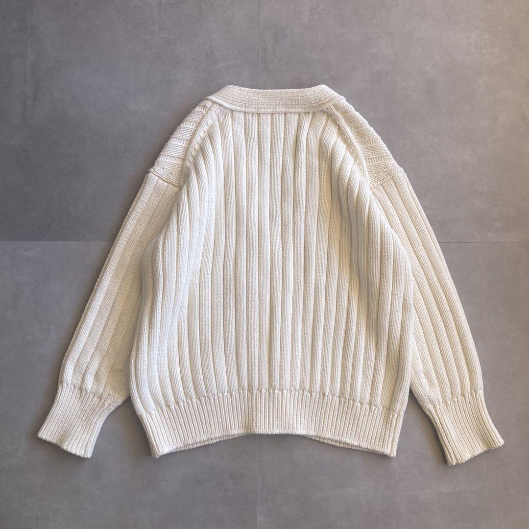 本日限定価格✨】ebure カシミヤ Vネック カーディガン リブ
