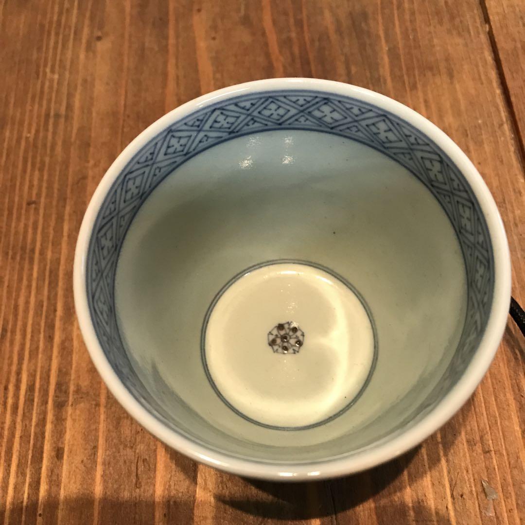 美品 伊万里 鍋島焼 そば猪口 鳳凰 時代物 丁寧な絵柄が素敵な