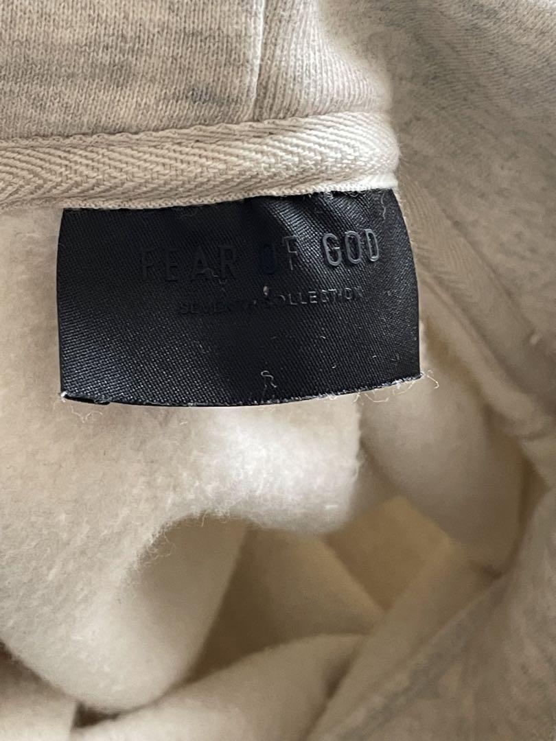 FEAR OF GOD フロッキービッグロゴパーカー