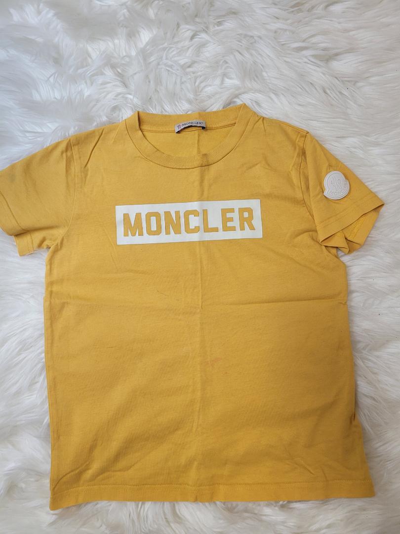 MONCLER イエロー Tシャツ - メルカリ