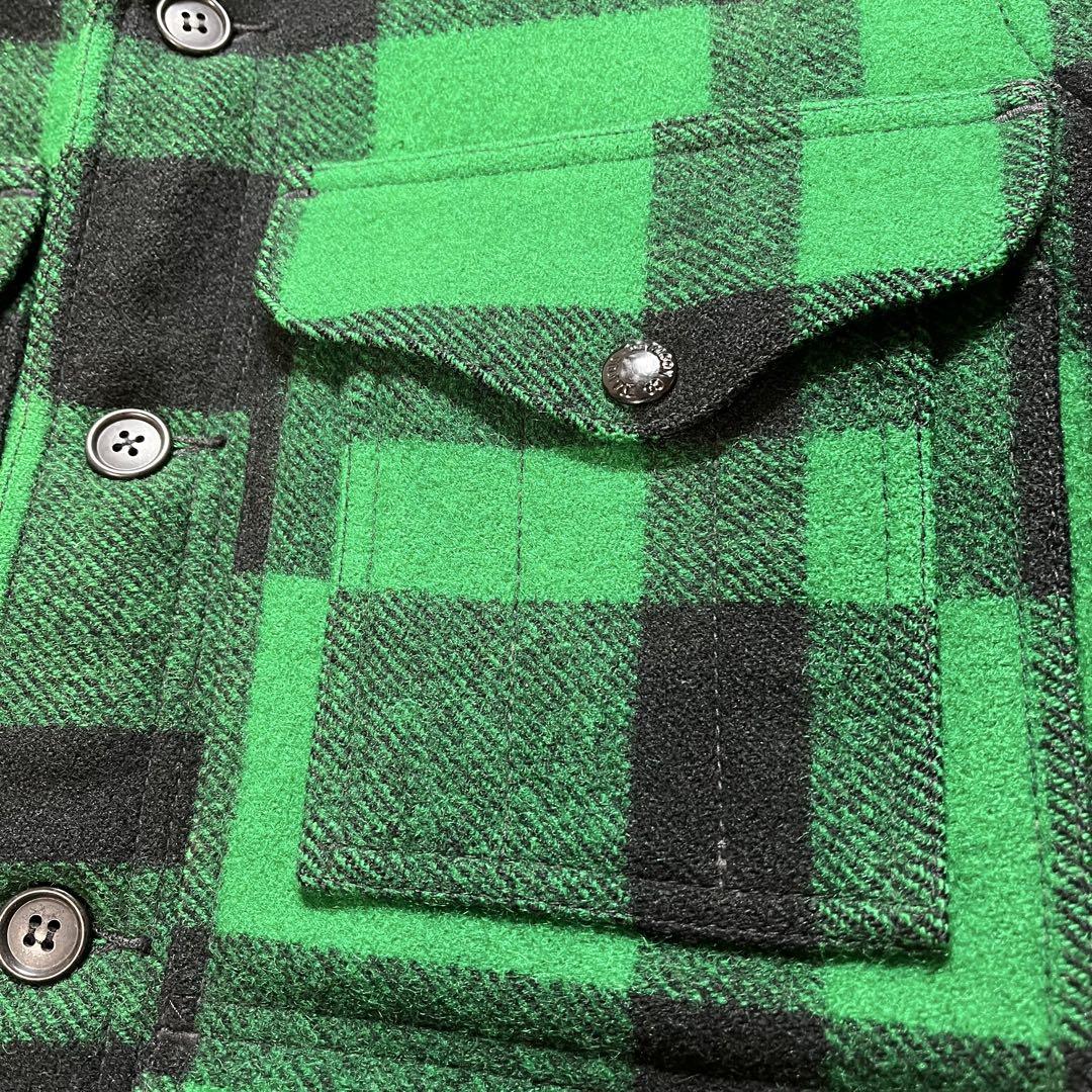 希少色 FILSON フィルソン シングル マッキーノ ジャケット 緑 34