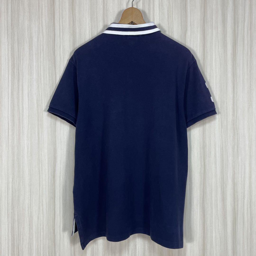 ☆希少☆ポロバイラルフ 半袖ポロ XL ネイビー クリケット 袖