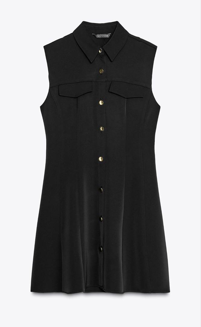 ZARA♡クレープミニワンピース