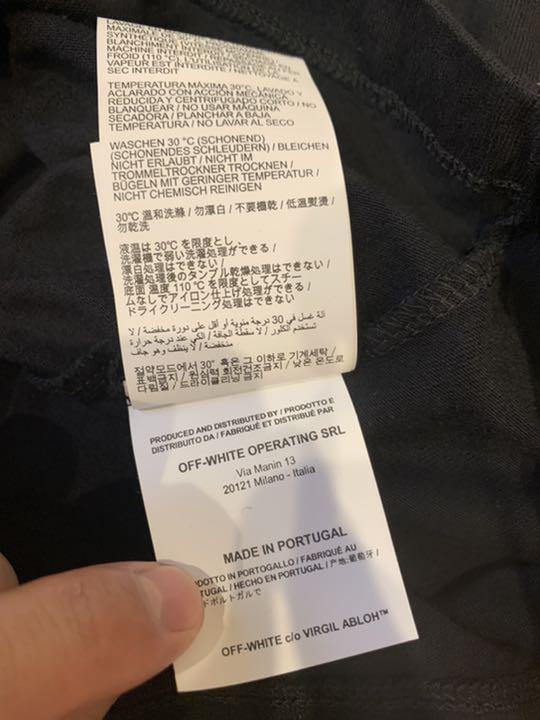 OFF-WHITE Backbone S S Over Tee Tシャツ sJ4rD-m35919242674 通販在庫あ