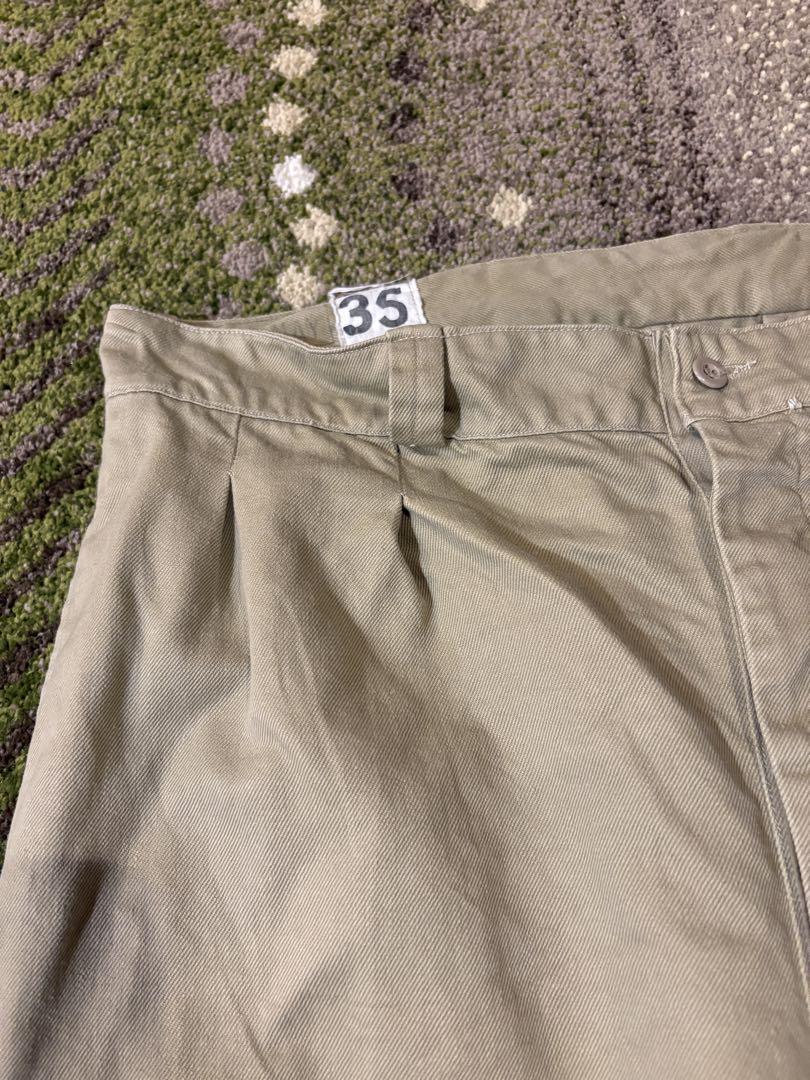 フランス軍実物】M52チノ後期型(ガゼットクロッチ有り) 股下69