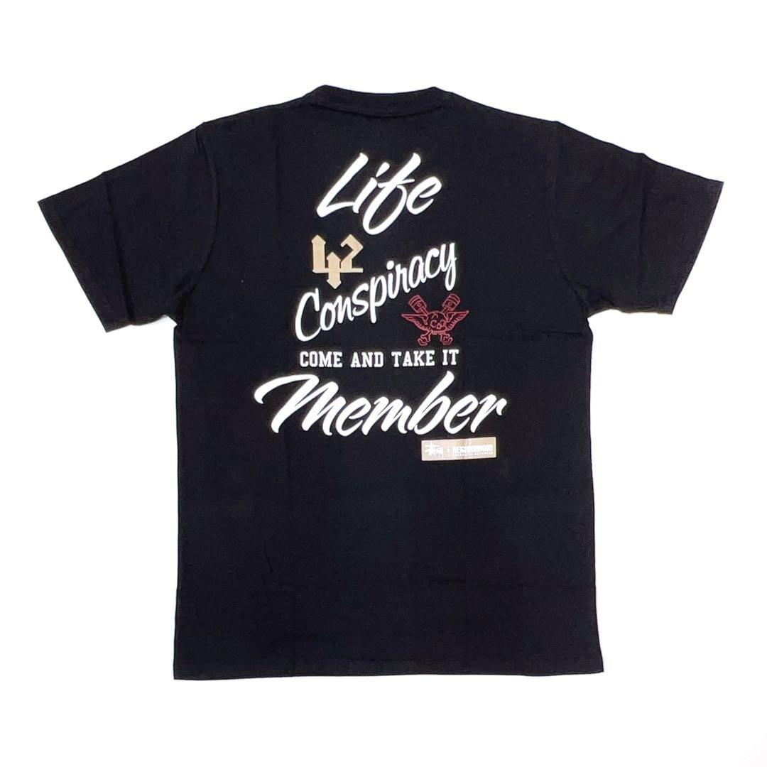 NEIGHBORHOOD x STUSSY 30TH ANNIVERSARY TEE SHIRT BLACK JAPAN