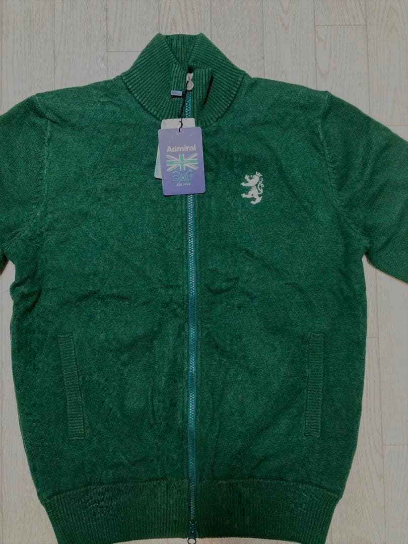 Admiral 裏地付き ストレッチ フルジップアップニットブルゾン