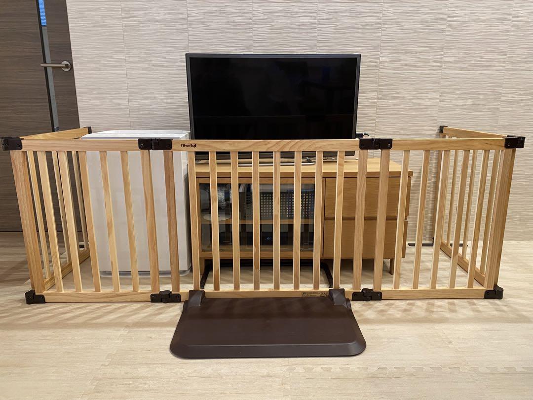 【美品】おくだけとおせんぼ スマートワイド Woody ナチュラル ベビーゲート ベビー家具・寝具 【美品】おくだけとおせんぼ スマートワイド Woody ナチュラル ベビーゲート ベビー家具・寝具