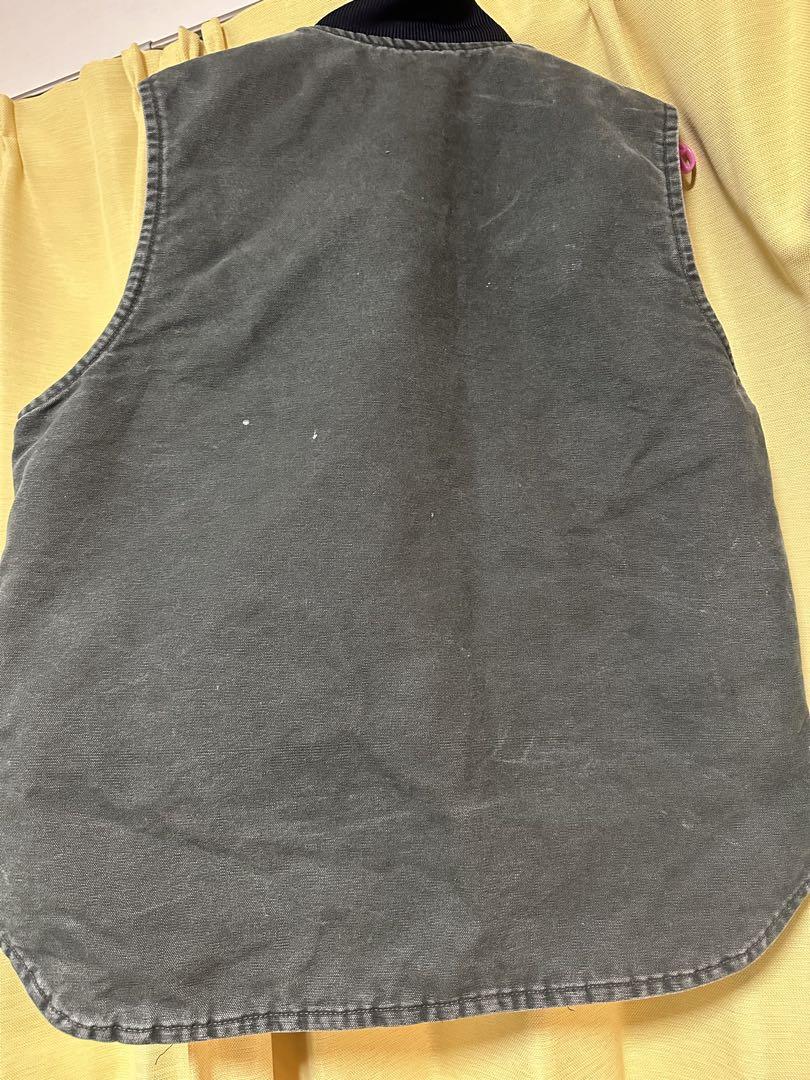 90s Carhartt/カーハート ダックベスト モスグリーン/USA製 90s Carhartt/カーハート ダックベスト モスグリーン/USA製