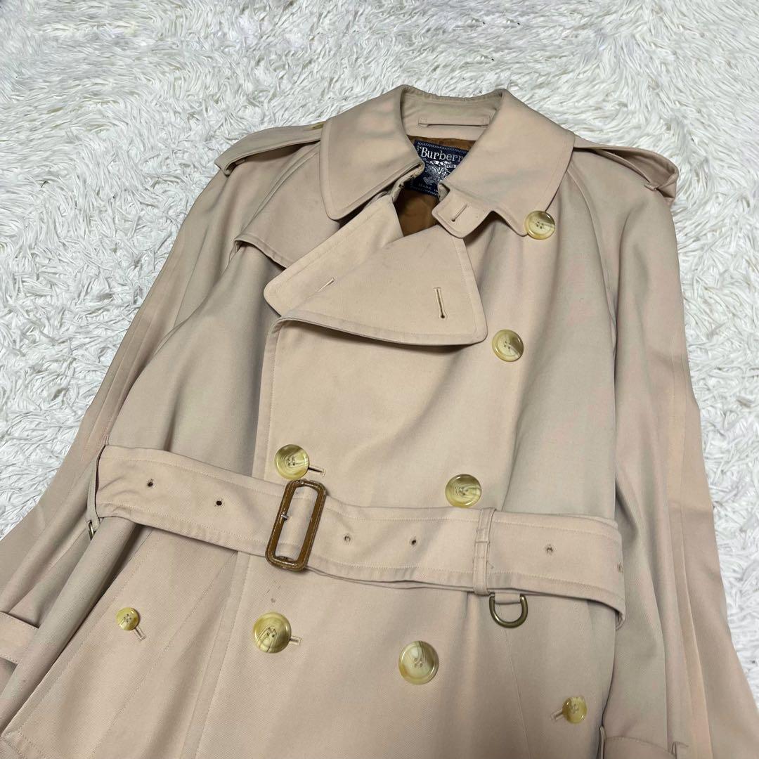 希少 Burberrys BURELLA ヴィンテージ トレンチコート ベージュ