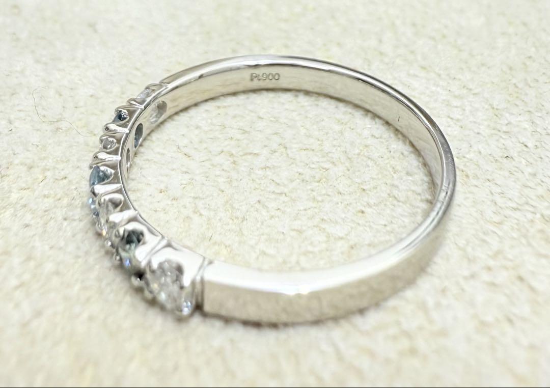 爽やか！　カラーダイヤモンド　0.360ct Pt リング（LASR730）